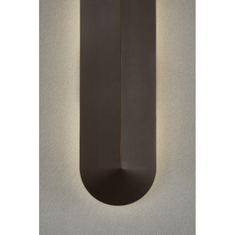 Troy Lighting Ronan 1 Light Integrated LED Exterior Wall Sconce in Textured Bronze with HL