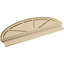 Fronton en uréthane Elliptical Signature, brun clair apprêté-102752113-113054387-113222579