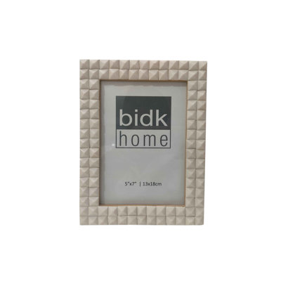 White Picture Frame Resin Diamond Box Design