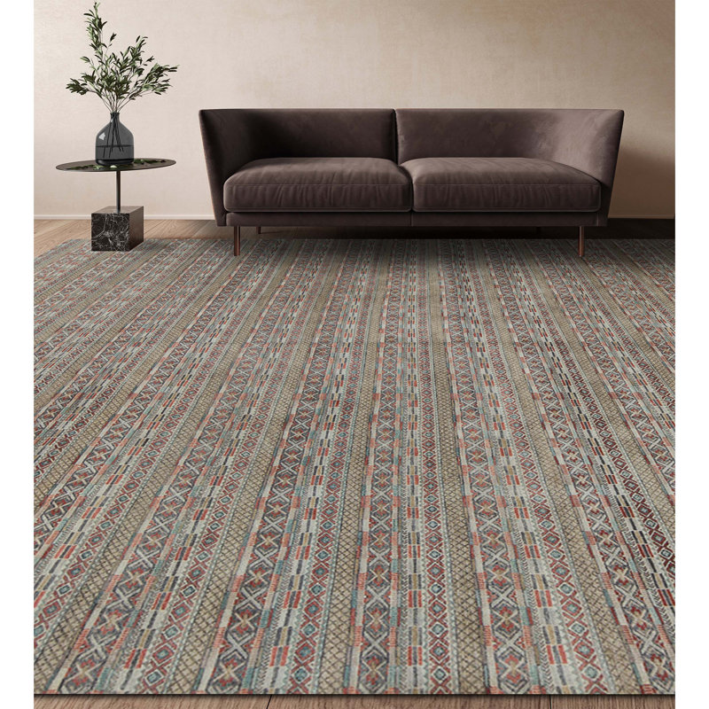 Damask Area Rug