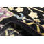Tapis noir traditionnel Oushak Chobi