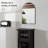 Arched Wall Accent Mirror, Modern Metal Framed Living Room, Bedroom, Bathroom Vanity Mirror-2-Pack Design House, 589960-1563792437-1563792434