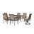 7 Piece Outdoor Patio Dining Set