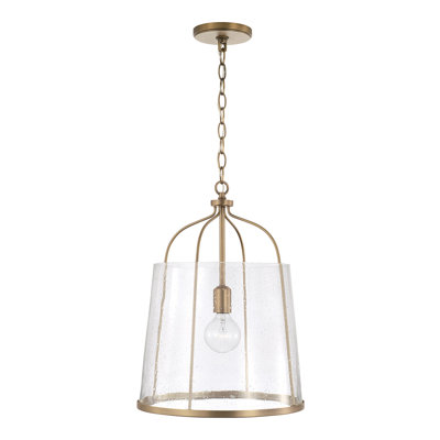 Luminaire suspendu transparent 1 lumière Madison