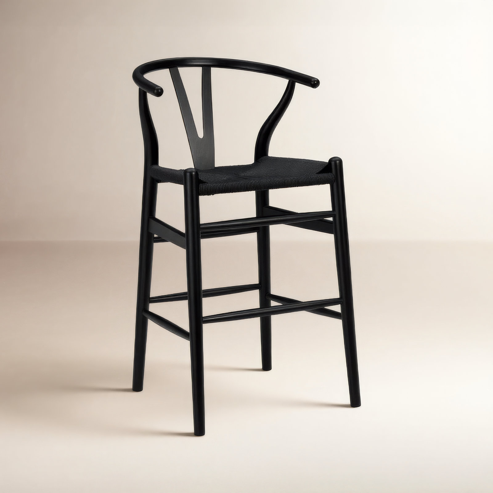 Fairbanks Bar and Counter Stool, Black, Black, Counter Stool (26" Seat Height)