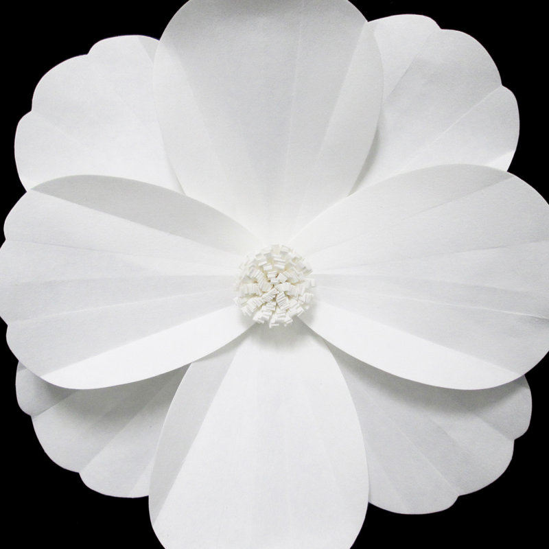 Décoration murale fleur en papier Cosmos
