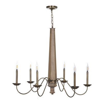 Souper au lustre - Bronze Héritage - l 38 po x H 36 po