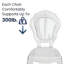 Chaise d'appoint Heliodoro en transparent