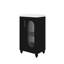 Meuble-lavabo moderne de 20 pouces avec porte en verre et tablette personnalisable-1408604672