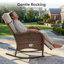 Chaise berçante inclinable avec coussins Asenpark-1120961548