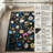 Nature Voja Floral Non-Slip Machine Washable Colorful Modern Area Rug in Black for Living Room, Bedroom, Hallway Runner, Entryway Rugs-265280000