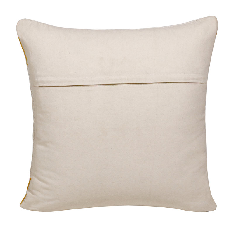 Hand Woven Geometric Cotton Throw Pillow Cover
