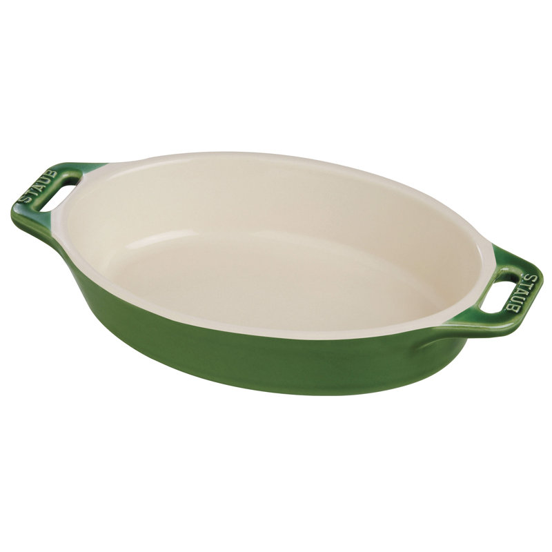, 6.5" Ceramic Oval Baking Dish, Dark Blue