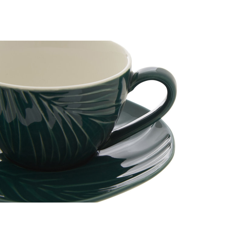 Mahershala Stoneware Espresso Cup and Saucer