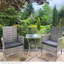 Magrans 2 - Person Patio Dining Set with Square Table , Cushions Included