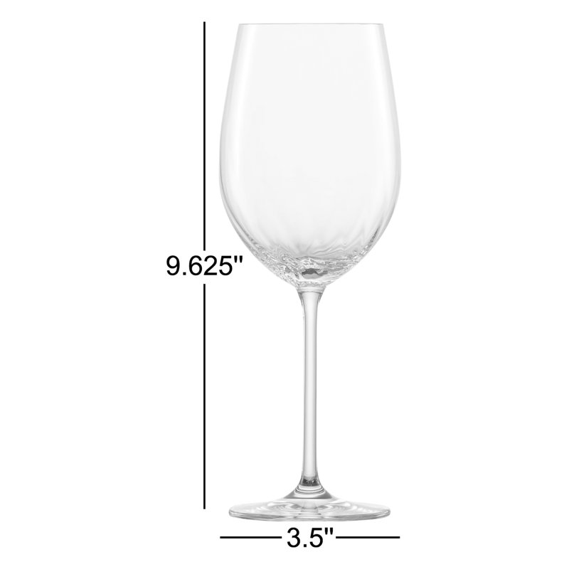 Prizma 19 oz. Lead Free Crystal Red Wine Glass