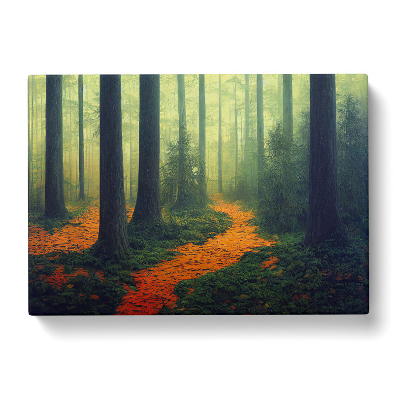 Painted Forest Vol.5 - Wrapped Canvas, 35cm H x 50cm W x 3cm D