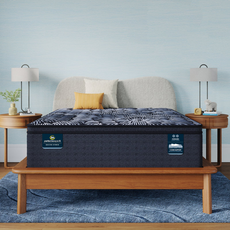 Perfect Sleeper X Lexton Medium Pillow Top 14.25" Hybrid Mattress, Extra Long Twin