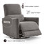 Fauteuil inclinable électrique pivotant rembourré Mikkel-530035310