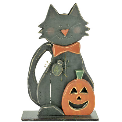 Halloween Cat Decorative Accent