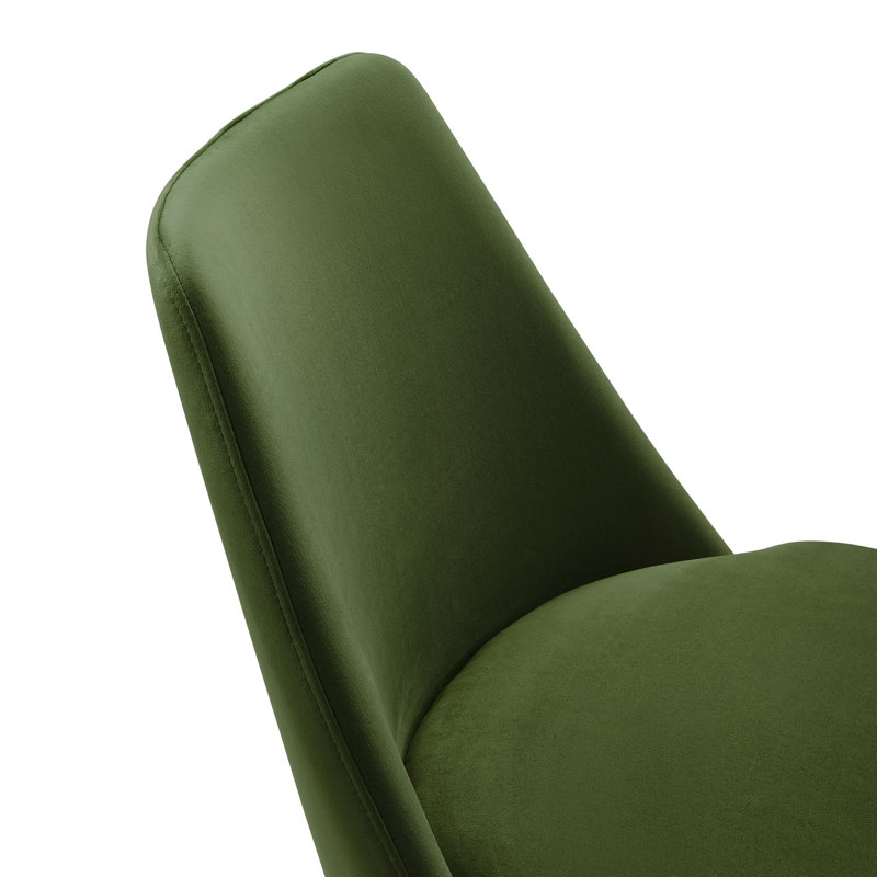 Chaise pivotante rembourrée Lippa, H 91 cm x l 61 cm, H 30 cm x l 20 cm