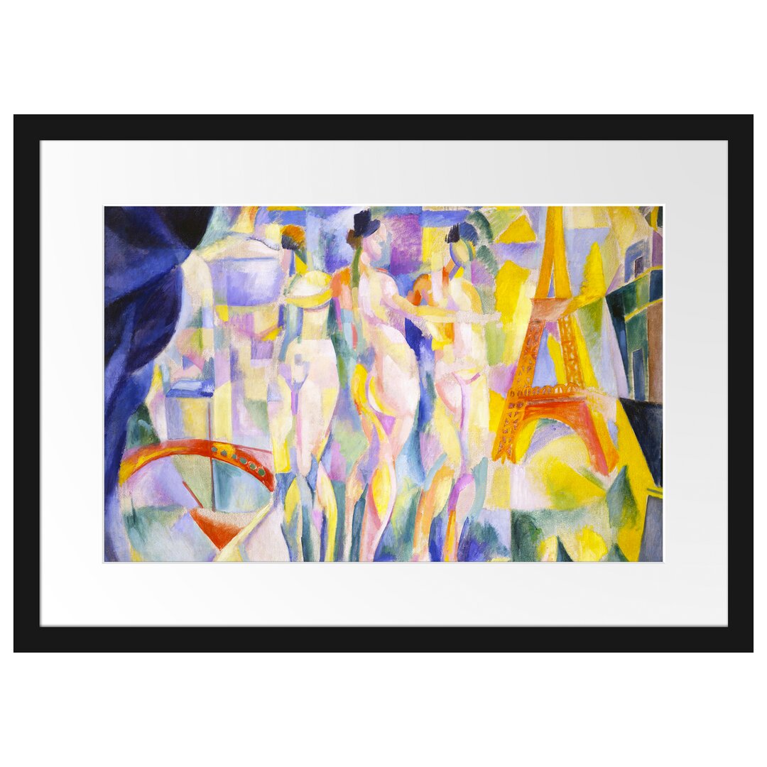 Gerahmter Kunstdruck The City of Paris von Robert Delaunay