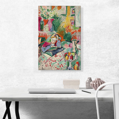 " Interior With A Young Girl 1905 " by Henri Matisse Painting Print