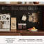 Solid Wood Cavity Board One-Piece Against The Wall Multifunctional Storage Food Cabinet