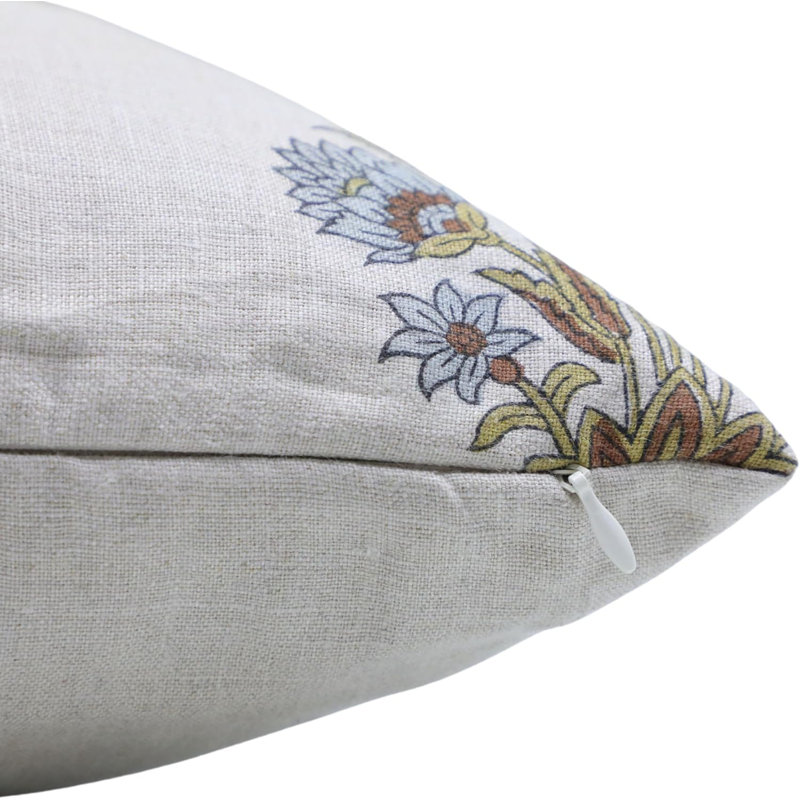 Housse de coussin Fab divine - impression de blocs rétro, Morpankh, H 16 po x l 16 po