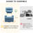 Faux Leather Nursery Rocker Recliner ,swivel Recliners For Small Spaces, Living Room Recliner With Overstuffed Arm And Back-Blue-1832841219