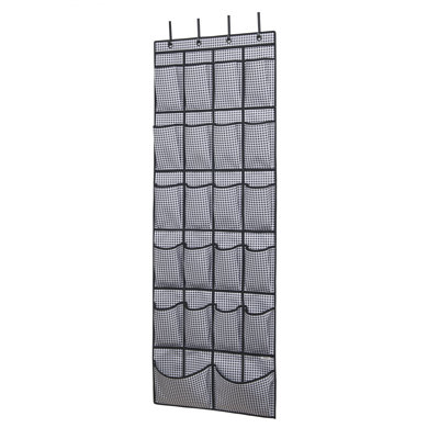 Martha Stewart Essential Closet  Home Storage Hanging 22 Pocket Over the Door Storage Organizer For Storing Shoes, Bedding and Accessories