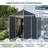 Palram - Canopia Rubicon 8 ft. W x 10 ft. D Weather-Resistant Polycarbonate Outdoor Storage Shed for Garden, Backyard & Tools-94128980