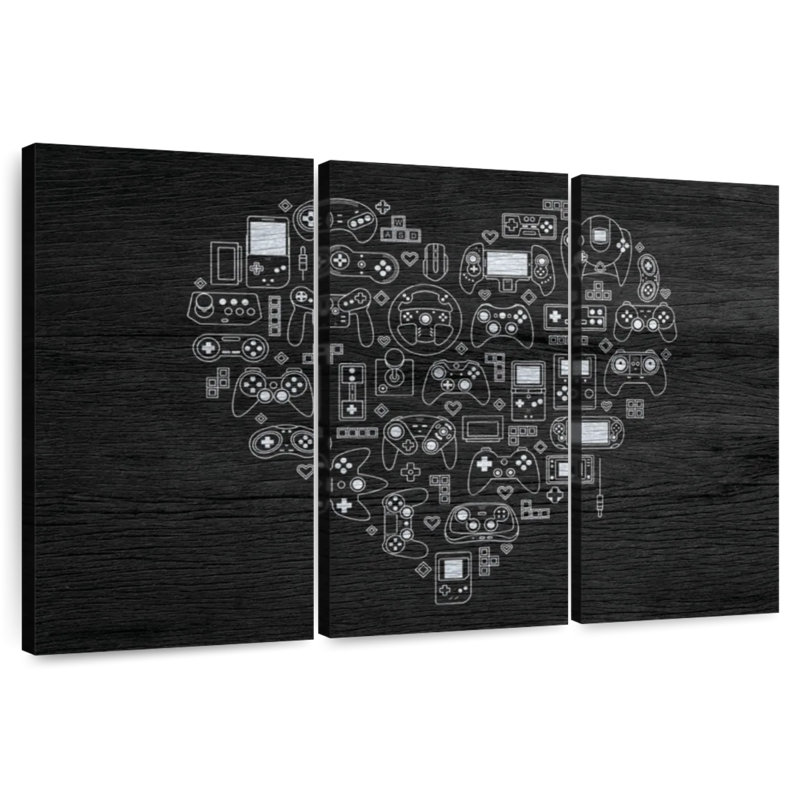 Senne Gamer Heart, H 42 po x l 65 po