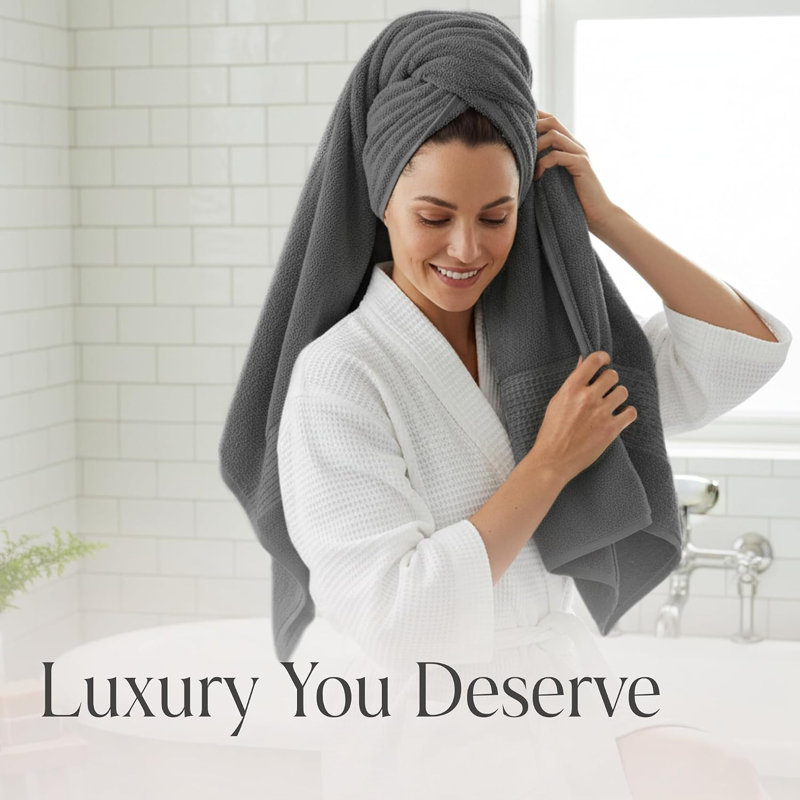 Ensemble biologique, Naturel, Ensemble 6 serviettes de bain