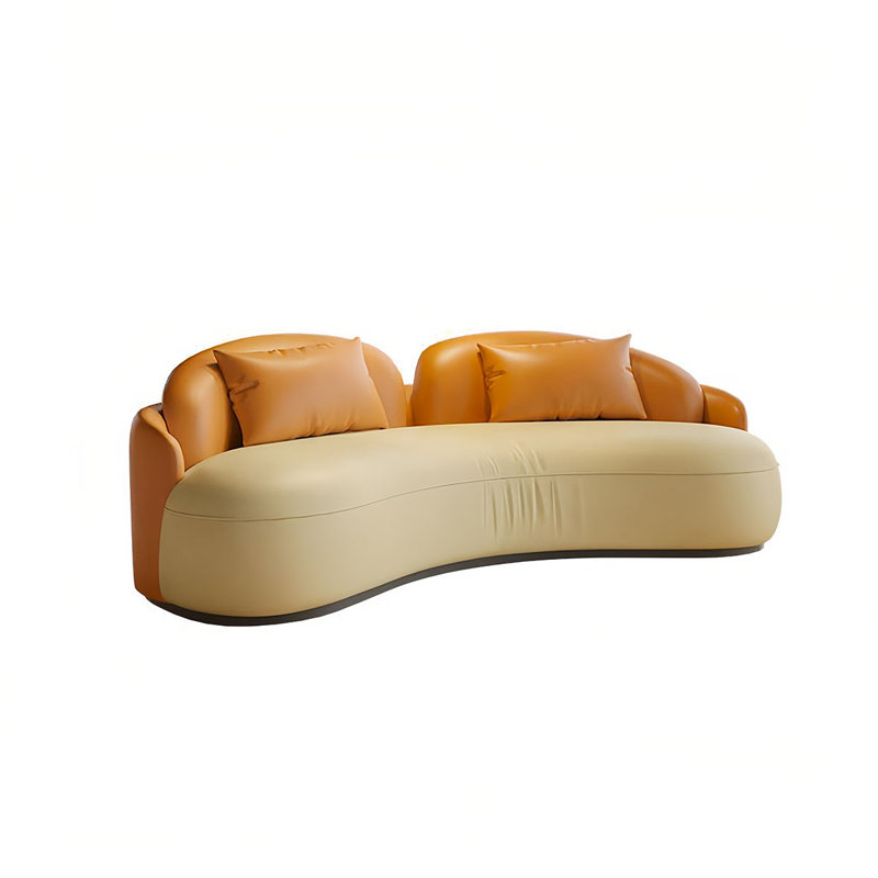 Shavell, H 26,77 po x l 102,36 po x P 39,37 po, Orange / jaune vif, 4