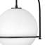 Luminaire suspendu Arie avec abat-jour sphérique-1000846287-1000846274