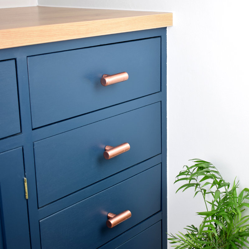 Copper Knob T-Shaped Thick-Bodied