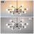 12-Light Modern Sputnik Chandelier for Dining Room with 4 Heights-804636180