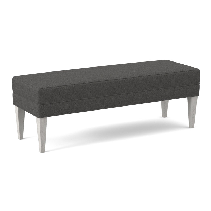 Banc rembourré Livery, Bisque, Galet Chartres