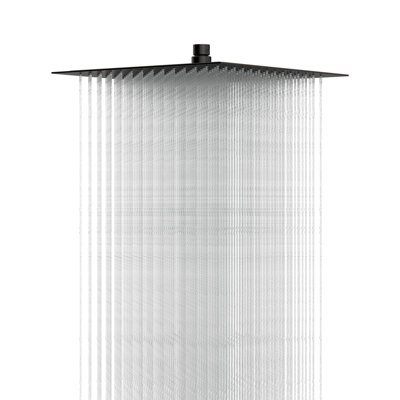 12 Inch Stainless Steel Shower Head, Square