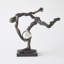Tripped Up Sculpture-Bronze W/Nickel Sphere