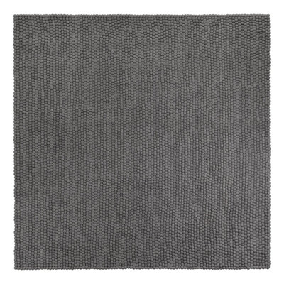 Tapis gris en laine Gregorey