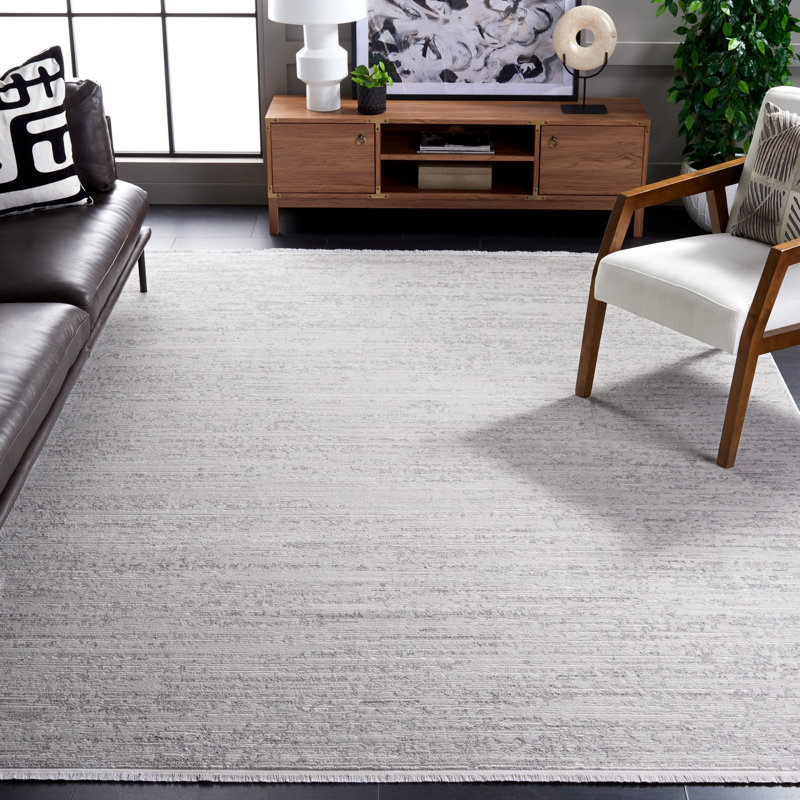 Luyen Whisper Performance Abstract Rug, Rectangle 8' x 10'