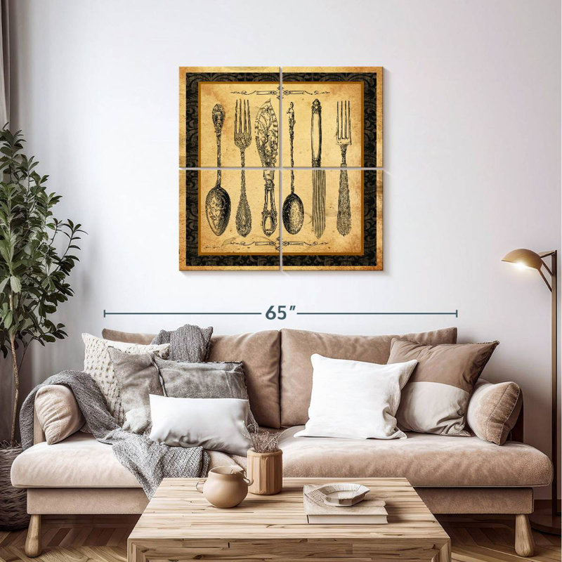 Yarlin Adriana, argenterie, vignette, H 38 po x l 38 po