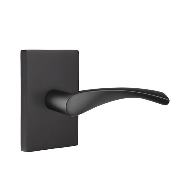 Levier de porte avec rosette Triton Passage (Hall & Closet), Gauche, Dos plat