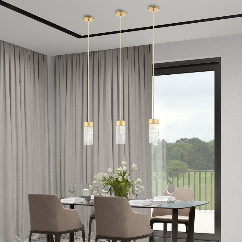 Bamey 1 - Light Single Pendant, Soft Gold