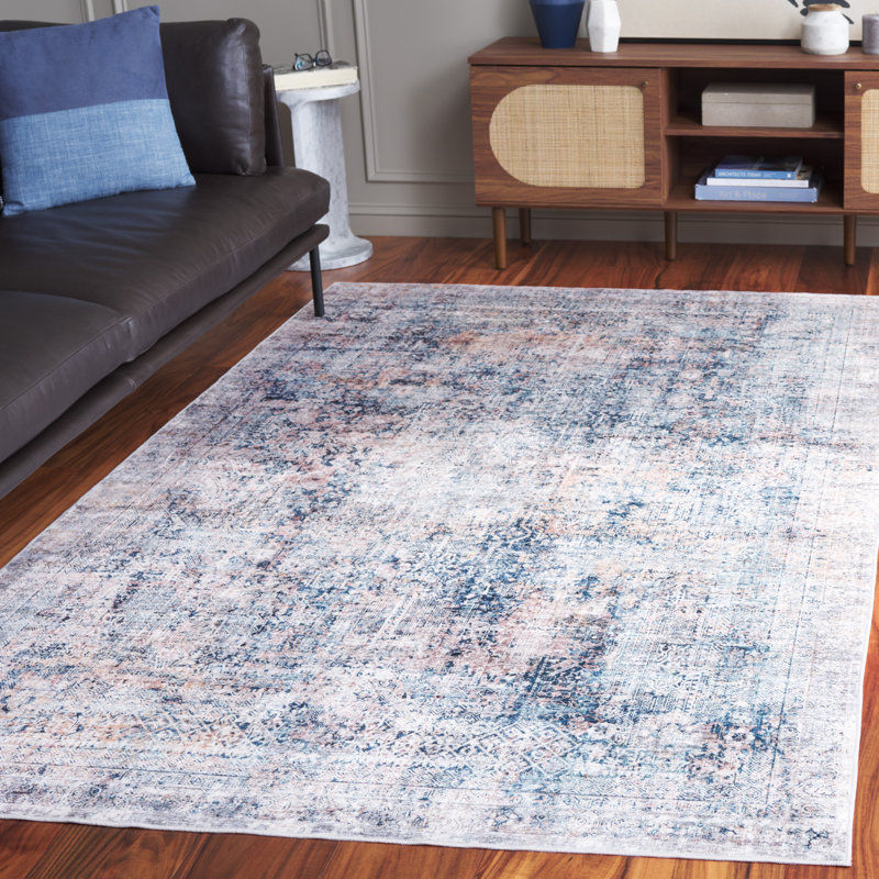Sotira Monica Performance Machine Washable Abstract Rug, Rectangle 5' x 8'