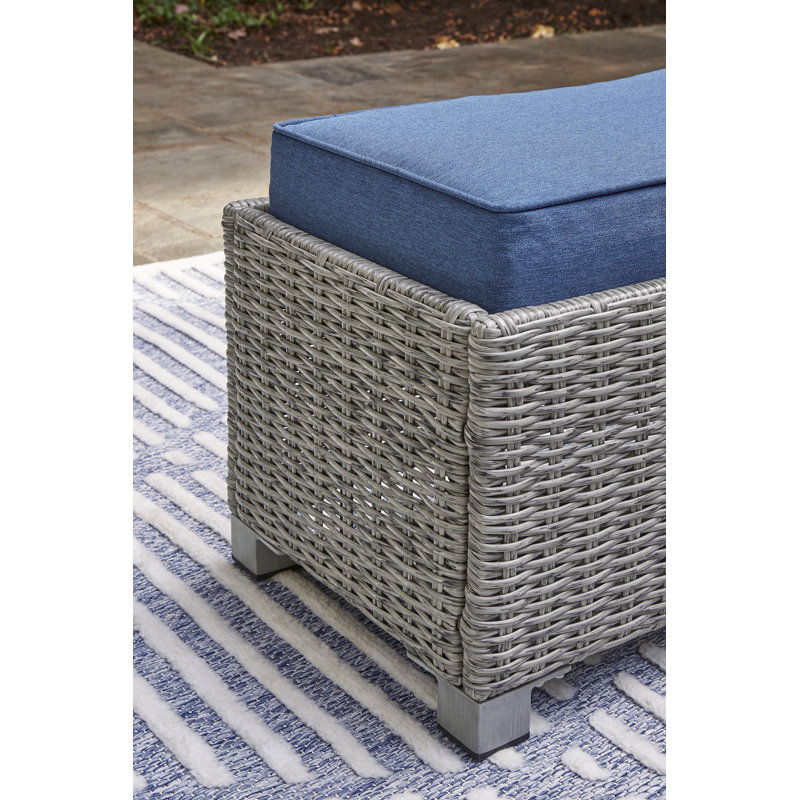 Banc de pique-nique en rotin Naples Beach