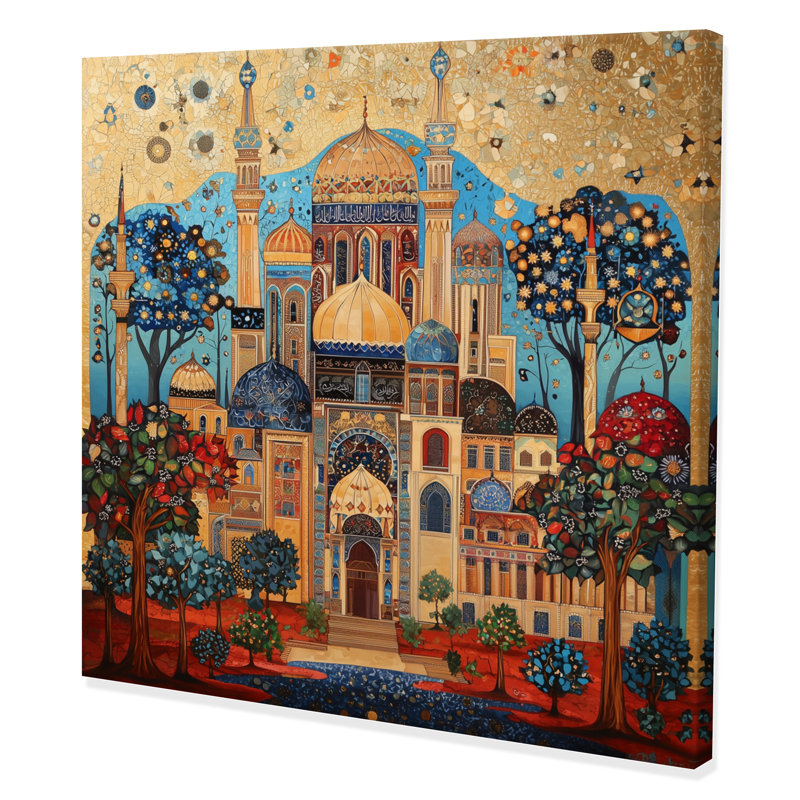 «Arabesque Cairo égypt II», impression d'art mural paysage, Toile tendue, Ne s’applique pas, H 30 po x l 30 po