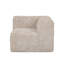 Causeuse modulaire en mousse de fausse fourrure 2 pièces Boneless Cathryn-467891394